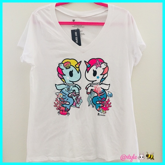 tokidoki Tops - NWT Hot Topic Tokidoki Mermicorno Graphic Tee XL